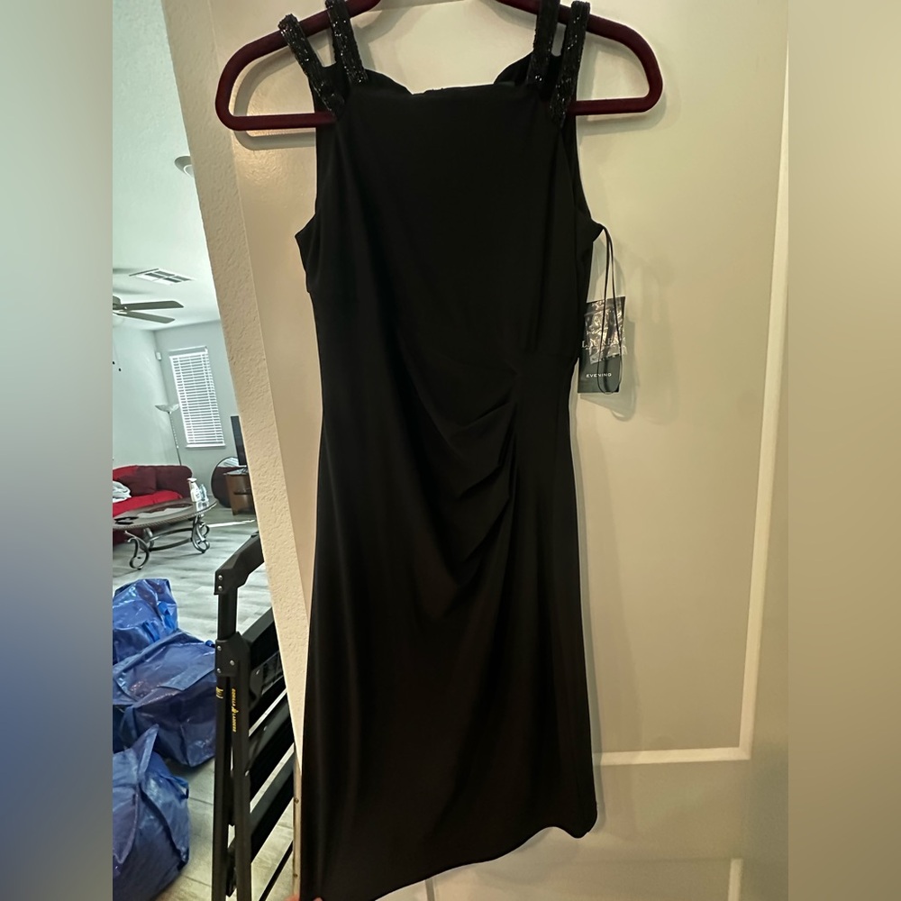 Lauren Ralph Lauren Black Midi Dress